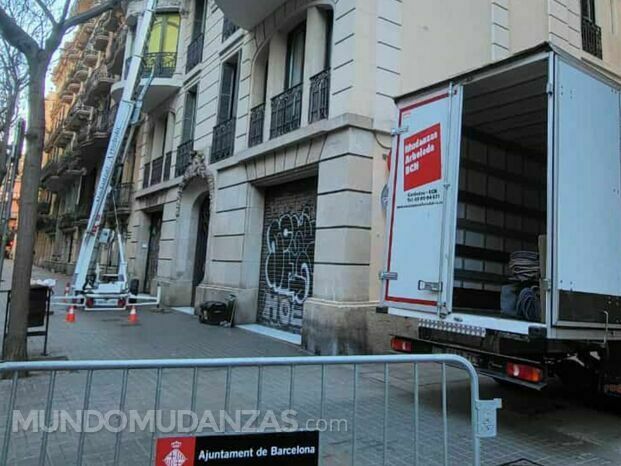 mudanza rambla de Prat, Barcelona